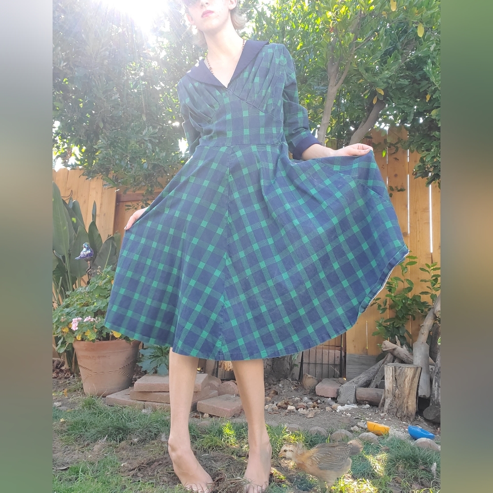 MUXXN Plaid  School Dress
